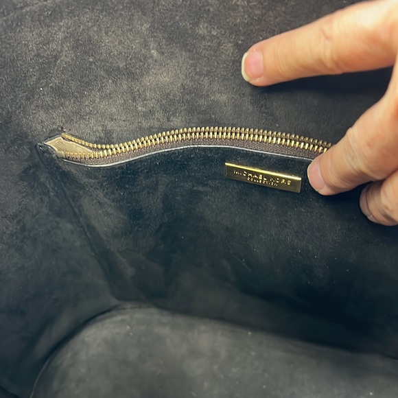 Michael Kors Collection Brown Leather Handbag Crossbody Medium Sz W Dust bag - Picture 6 of 7